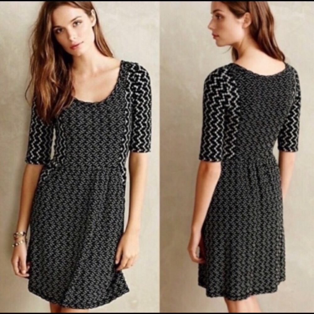 Saturday Sunday Chevron Panel Dress